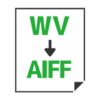 WV→AIFF変換