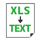 XLS→テキスト変換