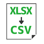 XLSX→CSV変換