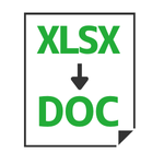 XLSX→DOC変換