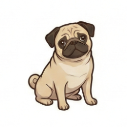 パグのイラスト