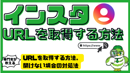 Instagram（インスタ）のURLを取得する方法。開けない場合の対処法・URLカスタマイズ手法